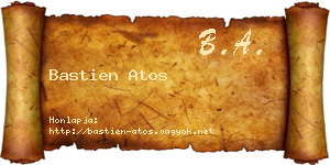 Bastien Atos névjegykártya